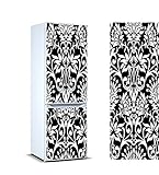 Medidas: 185 x 70 cm Oedim Vinilo para Frigorífico Vintage Negro 185 x 70 cm  Adhesivo Resistente y de Fácil Aplicación  Pegatina Adhesiva Decorativa de Diseño Elegante