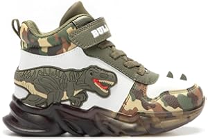 Bull Boys DNAL2201 AA68 T-Rex Mid Verde Militare con luci e Gadget