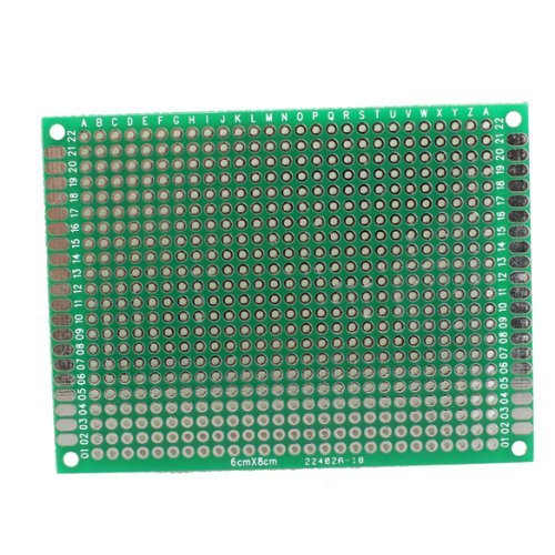 Aussel 5Pcs 6x8cm doppelseitigen PCB Prototype Universal-Leiterplatten - 3
