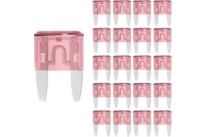 Gebildet 40A Mini Fuse 40 AMP ATM APM Blad-Bilsäkringar 40Amp Fordonssäkringar för Husbil, Bil, Motorcykel, Lastbil (20-Pack)