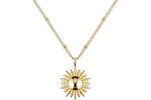 BONNYBIRD® Collier Soleil Femme en Acier Inoxydable de Première Qualité BonnySun