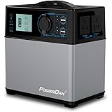 POWEROAK 400Wh Portable Power Solar Generator Lithium ion power supply for Emergency Camping backup power source with 300W DC