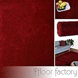 Alfombra moderna Colors rojo/burdeos 200x290cm - alfombra shaggy al precio súper económico