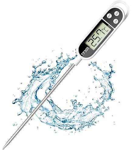 BYTELIKE Digitales Lebensmittelthermometer Sonde Küche BBQ Lebensmittel Braten Thermometer Thermometer (Messart: oral