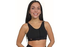 INSPIRED COMFORTS Women Post-Surgery Compression Bra Everyday Mastectomy Support Bra with Adjustable Straps