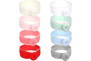 COUXILY Diadema de Turbante Algodón Anudado Cabeza Envolturas del Bebé Cabezal de estiramiento para niñas bebé niño