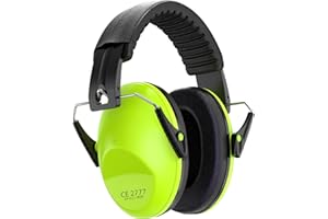 YANKUIRUI Ochrona słuchu dla dzieci, SNR 26 dB, ochrona przed hałasem dla 3-16 lat, nauszniki do spania, podróży i karnawału, redukcja szumów z autyzmem