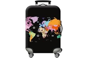 T Tersely Travel Luggage Cover Spandex Suitcase Protector...
