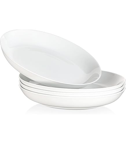 MIAMIO – Serviesset voor 4 personen, 16-delig aardewerk servies modern/tafelservies – vaatwasser- en magnetronbestendig – Luxe collectie (MM-264, Grande assiette (4x