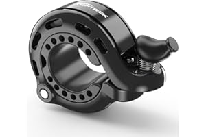 toptrek Bike Bell, Aluminum Alloy Bicycle Bell with 110dB High-Volume, Waterproof Rustproof Bike Bells Kids and Adults, Cycle Bells fits 22.2-31.8 mm handlebars for Road Mountain Bikes Scooter MTB BMX