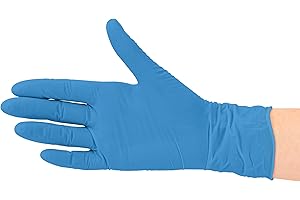 SF MEDICAL PRODUCTS GMBH Gants en nitrile 1000 pièces 10 boites (M, Bleu) Gants d'examen jetables, sans poudre, sans latex, non stériles, cuisine sanitaire, gants de nettoyage, médicaux, tatouage, à usage unique