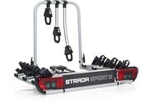 Atera 022 685 Bagażnik Rowerowy na Hak, Srebrny, Czarny