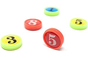 WISEPLAYERFC Fichas Imantadas Fútbol, Juego de 26 Imanes Magnéticos de 1,9 Centímetros de Diámetro con Bolsa