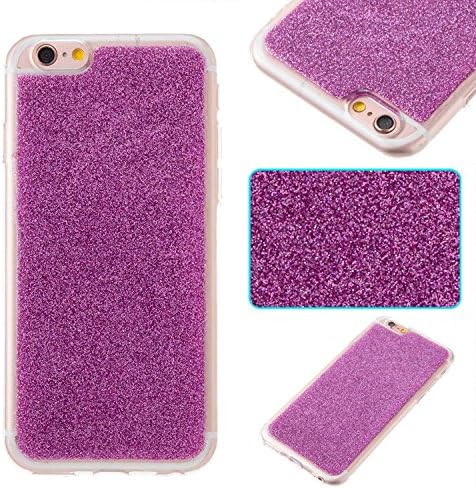 iPhone 6 Plus Case iPhone 6s Plus Case, CUSKING Glitter Bling Shining Premium Silicone Gel Soft Flexible Case Shockproof Shock-Absorption Bumper Case Back Cover For Apple iPhone 6 Plus / 6s Plus – Purple