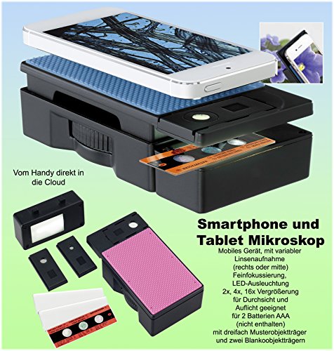 Preisvergleich Produktbild Smartphone Mikroskop Tablet Mikroskop für iPhone und Android