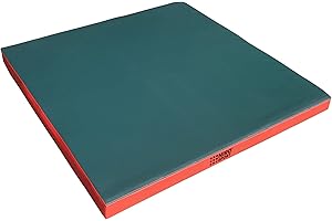 NIRO SPORTGERÄTE NiroSport Weichbodenmatte 100 x 100 x 8 cm Turnmatte Gymnastikmatte Fitnessmatte Sportmatte Trainingsmatte Bodenmatte Schutzmatte, Made in Germany