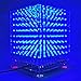 Produktbild SainSmart 3D LightSquared DIY Kit 8x8x8 5mm LED Cube White LED Blue Square Music MP3 Lamp