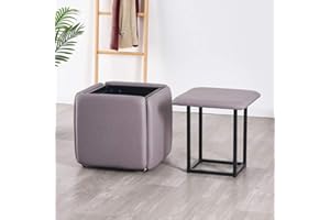 YUANP Taburete De Silla De Sofá Apilable Combinación De Fiesta Al Aire Libre Otomano Taburete Organizador Sofá Taburete Impermeable Creativo Asiento 5 En 1 Cubo De Asiento,2