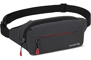 TESELOR Marsupio Uomo Impermeabile Marsupio Donna Sportivo Cintura Regolabile Singola Spalla per all'aperto Sportivo Ciclismo Jogging Viaggio Campeggio Lavoro