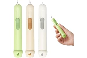 YOICN LTH Lot de 3 enfile aiguille et découseur 2 en 1, enfile aiguilles pour couture main, couture accessoires télescopiques pour l'artisanat et le bricolage