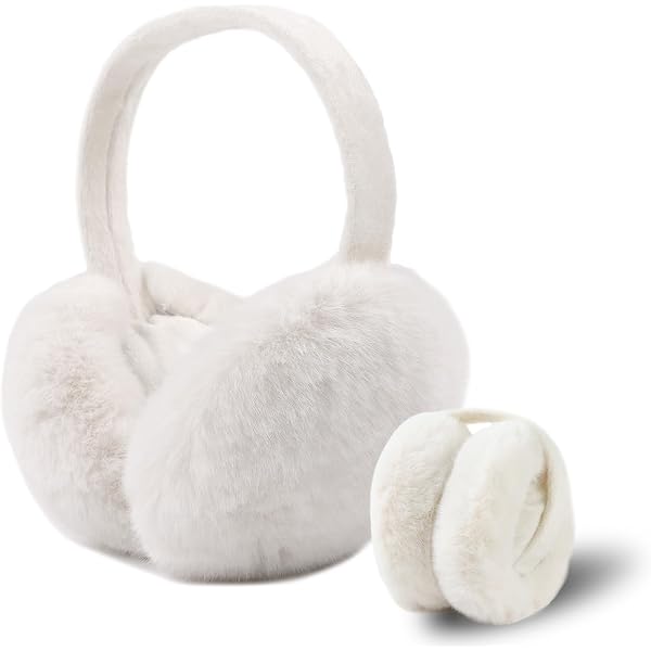 Cache-Oreilles Pliables En Peluche Rose – Protection Chaleur Hiver, Style Mignon Ado & Adulte, Accessoire Mode Chaud Et Confortable
