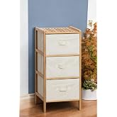 Digithome Bambu 3 &Ccedil;ekmeceli Dolap Organizer &Ccedil;ok Ama&ccedil;lı D&uuml;zenleyici Şifonyer DB-0015