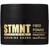 STMNT STATEMENT GROOMING GOODS Fiber Pomade - Hair Pomade for Men - Remodelable Fixation - Semi-Matte Finish - 100 ml