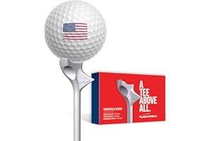 FLIGHTPATH Premium Golf Tees - Durable Plastic Golf Tees Designed to Enhance Golf Shot Distance & Precision - Robotically Tested to Reduce Ball Spin - USGA Approved Golf Equipment