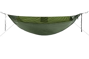 Ticket to the Moon Hamac Original Pro Vert Militaire (325 x 200 cm Hamac Original INCL Moustiquaire Verte et UHMPE Ridgeline)