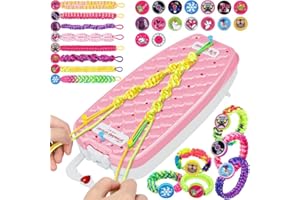 FHNSEL Freundschaft Armband Herstellung Bausatz,Kunst und Handwerk für Kinder Alter 8-12,DIY Armband Bausatz herstellen,Spielzeug Geschenk für 6 7 8 9 10-12 Jahre Alt für Mädchen & Kinder