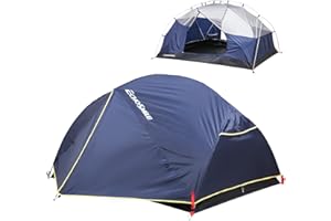 EchoSmile Tenda Campeggio per 2 Persone, Antivento e Ultraleggera, Facile da Installare, Impermeabile PU3000 mm, 3-4 Stagioni, Tende da Campeggio per Trekking, Alpinismo e Campeggio
