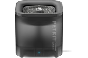 PETKIT Cat Water Fountain, EVERSWEET SOLO SE, 1.85L Ultra Quiet Cat Drinking Fountain, Activated Carbon Filter, Upgraded Pump with Dry-Run Protection, Smart LED Light, Separate Base, Easy to Use