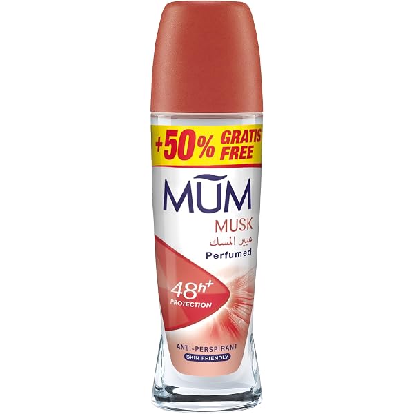 MUM Deo Roll-On Ohne Parfum – 2er Pack, Je 50 Ml, 48h Schutz, Hautfreundlich