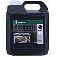 RnT Creocote Oil Based Exterior Timber Treatment Varnish Shed Fines Posts Fences Fence Home Garden Outdoor Indoor Wood Stain Treatment Wooden Black Dark Brown Light Brown 4 Liter (4 litres, Black)
