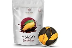 ‎SULTAN'S PALACE Sultan's Palace Getrocknete Mango in Zartbitter Schokolade - 200g – Feinherbe Bitterschokolade – Schokoladenfrüchte – Geschenkidee