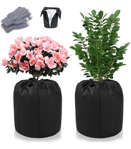 Produktbild von Generisch Thermo Topfschutz, 45x50cm Topfschutz Pflanzen Winter, Kübel