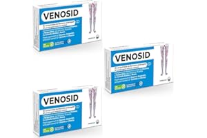 AGIPS FARMACEUTICI DIOSMINE y HESPERIDINA 400 mg Venosid Suplemento para la Microcirculación 90 Comprimidos para la Microcirculación Plexo Piernas Varices Piernas hinchadas Capilares rotos Venosid Agips (3 cajas)
