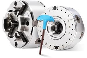 NaMaSyo 3,75" 4 Backenfutter Selbstzentrierendes Drehfutter Drechselfutter für M33 Drehmaschine zentral einstellbares Präzisionsfutter Holzbearbeitung für Drehmaschinen