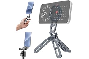 CAMOLO GEEK Magnetyczny kieszonkowy statyw do telefonu, składany, kompatybilny z Magsafe do iPhone'a 16, 15, 14, 13, 12 Plus, seria Pro Max, mini uchwyt do telefonu komórkowego, uchwyt na statyw