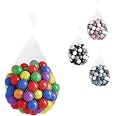 Monsieur Bébé Lot De 100 Balles De Piscine 5,5 Cm - Sans Phthalates Ni BPA - Multicolores Pour Enfants Et Bébé