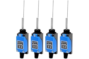 GUUZI 4pcs Cat Whisker Flexible Coil Spring Momentary ME8169 Limit Switch 1NC 1NO 0~250V/ 5A