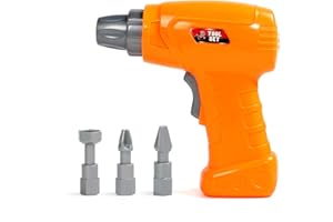 AKOKIE Juego de enchufes, juguete a partir de 3 años, taladro eléctrico, educativo, juguete creativo