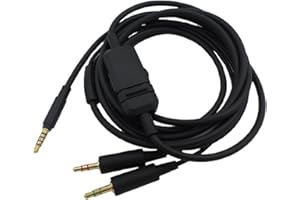 Yaowanguan PC Kabel für Beyerdynamic MMX 300 Premium Geschlossenes Gaming-Headset (2nd Generation),Ersatz 3.5mm Kabel mit Inline-Mikrofon und Lautstärkeregler MMX 300 2nd Gen Kopfhörer(2.45m/8ft)