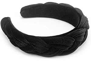 DRESHOW Cerchietti Intrecciati per Donna Velluto Cerchietto Elastico Criss Cross Accessori per Capelli