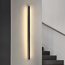 2ER Wandlampe Led Wandleuchte Innen - Modern 60CM 21W Flur Up Down Warmweiß Flurlampe Wohnzimmerlampe Schwarze Bettlampe Wandbeleuchtung Für Treppenhaus Wohnzimmer Kinderzimmer Schlafzimmer – Lichtstein
