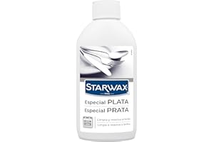 STARWAX - Limpiador Plata - Limpia y da brillo - Efecto larga duración - Retrasa la oxidación - Perfume agradable - No raya - Sin amoníaco - Fabricado en Francia - 250ml