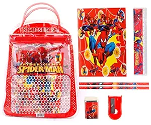 zest 4 toyz Birthday Party Return Gifts Goodie Bags with Stationery Inside for Kids / Birthday Party Occasional Return Gift Mix Stationery Kit Set Kids Boys (Pack of 3) Assorted Colours