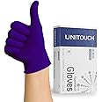 Unitouch Nitrile Powdered Free Examination Gloves Pack of 30 Pcs (Purpel) (XS)