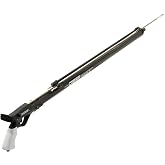Cressi Comanche Rail Harpoon Shaft Channel, Closed Head, Roller Mounting Harpoon Black 100 cm