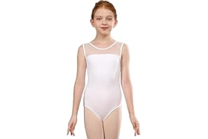 ZYXWVU Maillot Ballet Niña Maillot Danza Niña para Bailarina Gimnasia